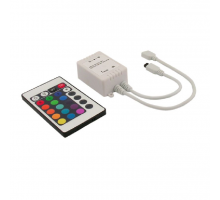 Ovladač pro RGB LED pásky s DO (IR), 3x2A, 12/24V, ind. kód, 24 tl.